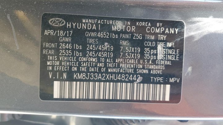 Hyundai Tucson LIMITED 2017