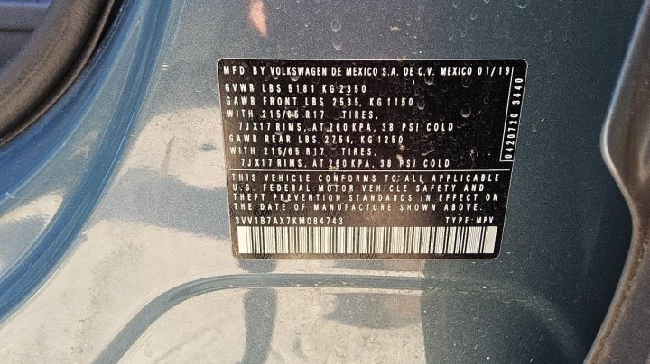 Volkswagen Tiguan  2019