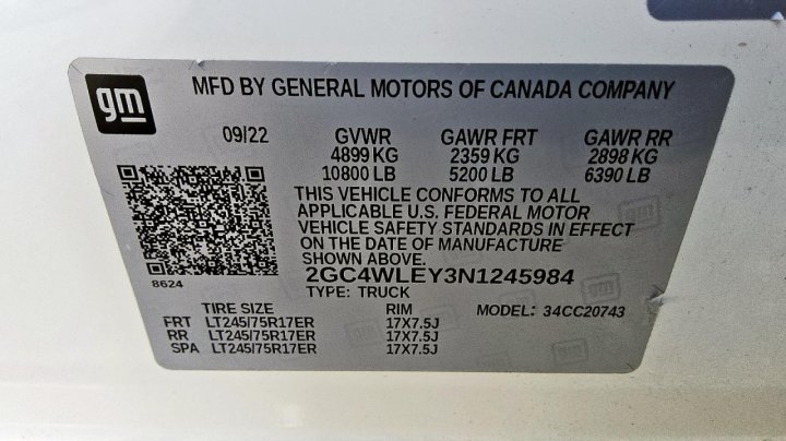 Chevrolet Silverado  2022