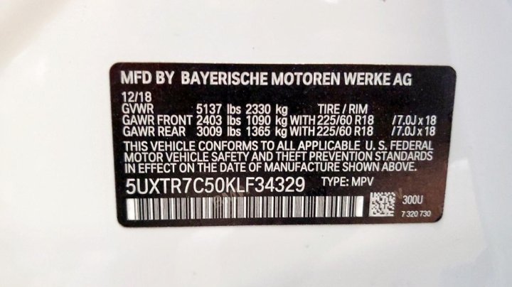 BMW X3  2019