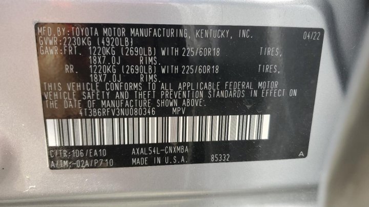 Toyota RAV4 XLE PREMIUM 2022
