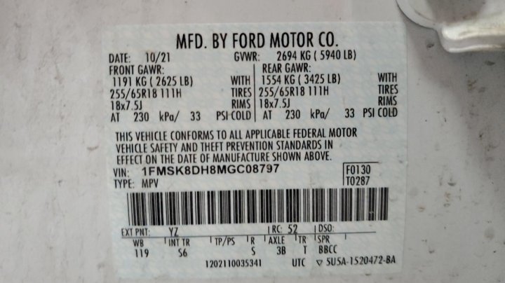 Ford Explorer XLT 2021