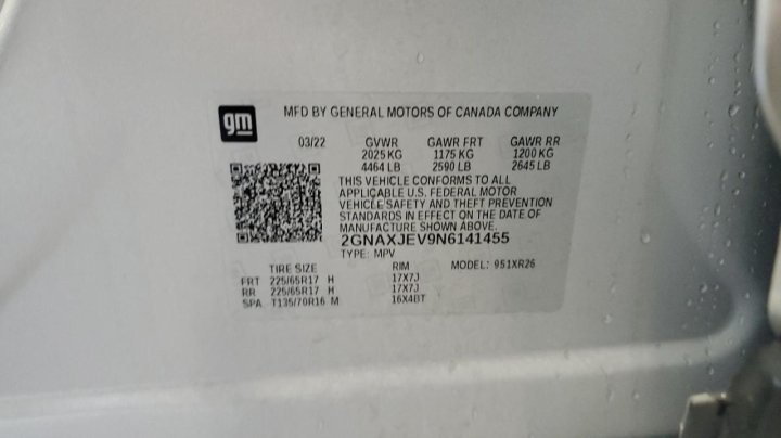 Chevrolet Equinox LT 2022