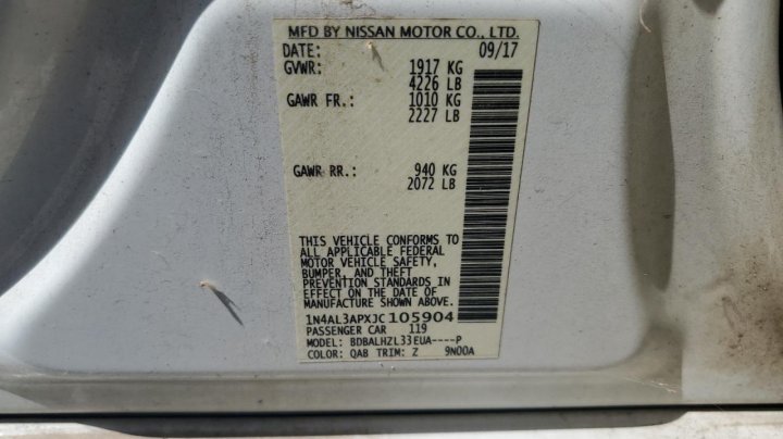 Nissan Altima  2018
