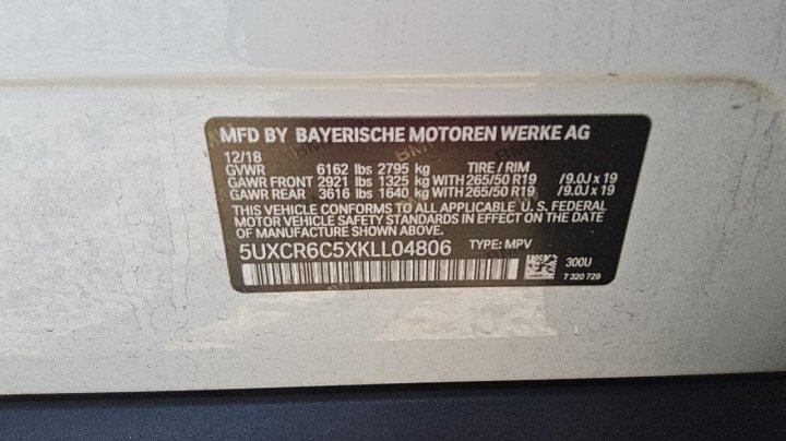 BMW X5 XDRIVE40I 2019