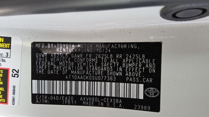 Toyota Camry XSE 2025