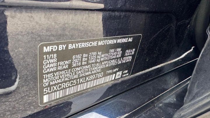 BMW X5 XDRIVE40I 2019