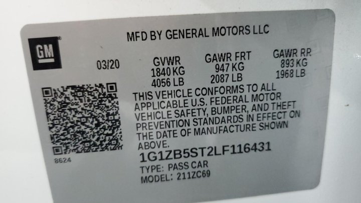 Chevrolet Malibu LS 2020