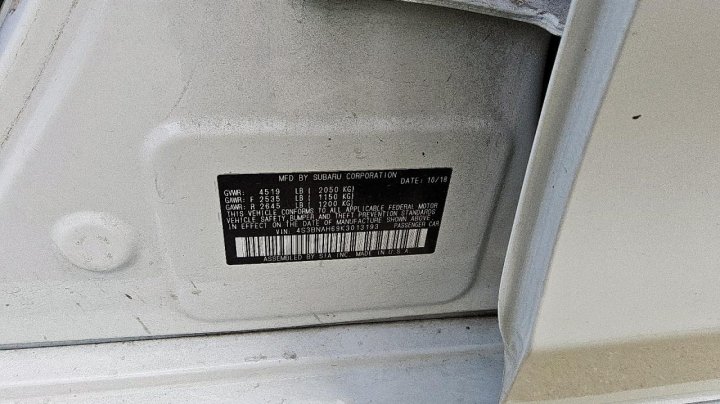 Subaru Legacy 2.5I PREMIUM 2019