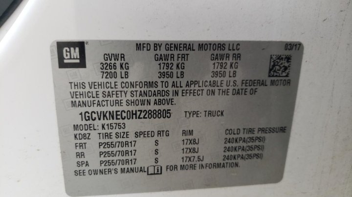 Chevrolet Silverado K1500 2017