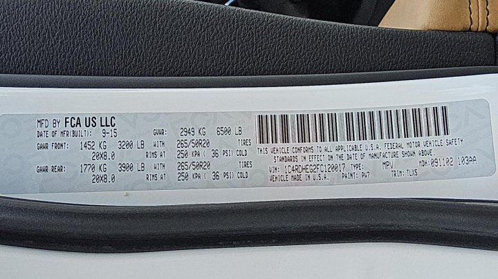 Dodge DURANGO CITADEL 2015