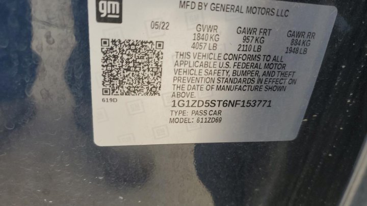 Chevrolet Malibu LT 2022