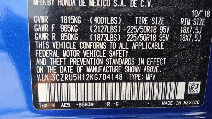 Honda HR-V SPORT 2019