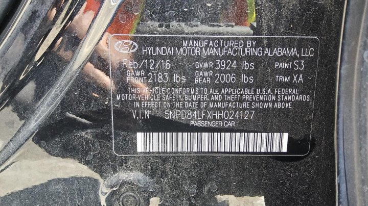 Hyundai Elantra SE 2017