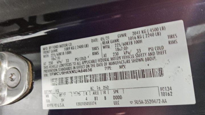 Ford Escape SEL 2021