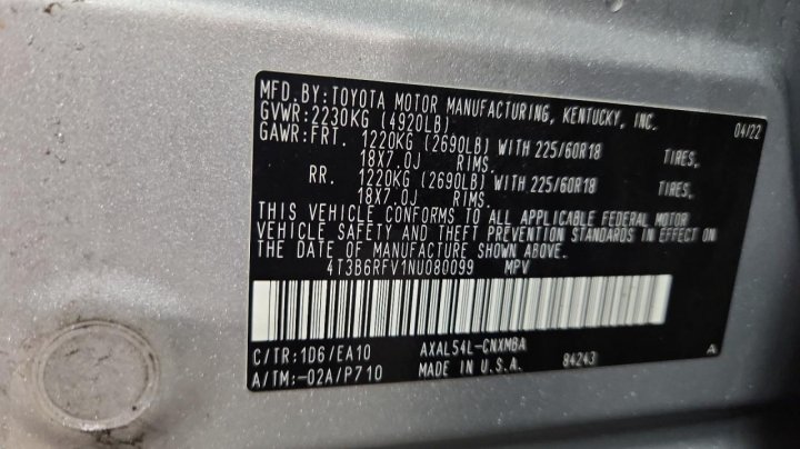 Toyota RAV4 XLE PREMIUM 2022