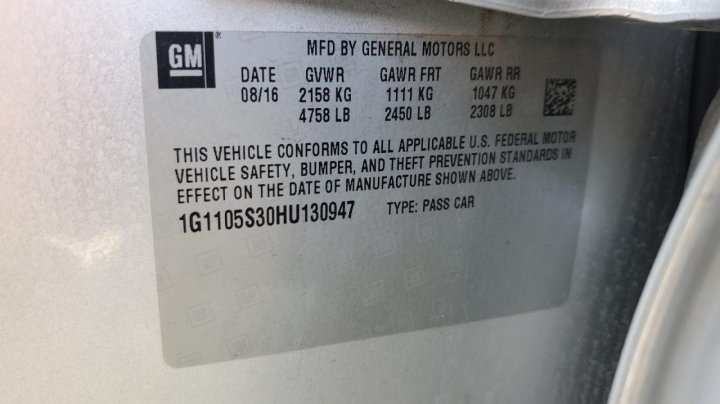Chevrolet Impala LT 2017