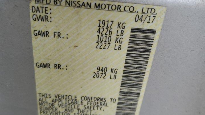 Nissan Altima 2.5 2017