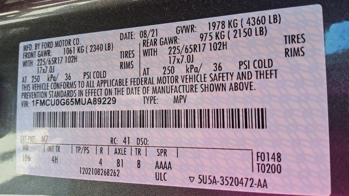 Ford Escape SE 2021