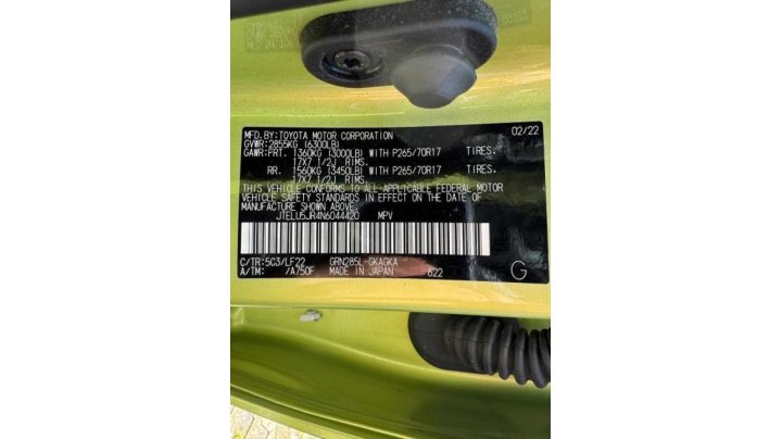 Toyota 4runner  2022