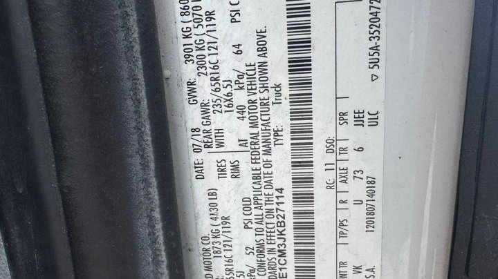 Ford TRANSIT T-150 2018