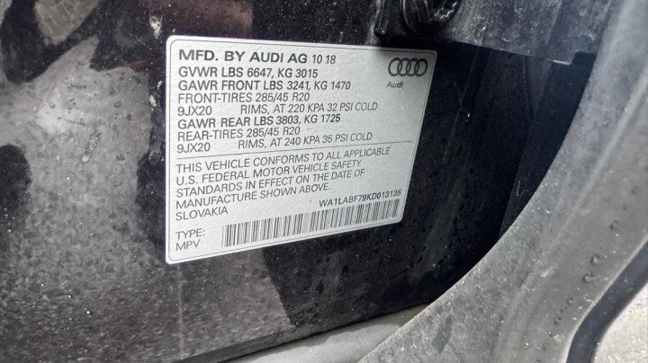 Audi Q7 PREMIUM PLUS 2019