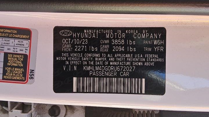 Hyundai Elantra SEL 2024