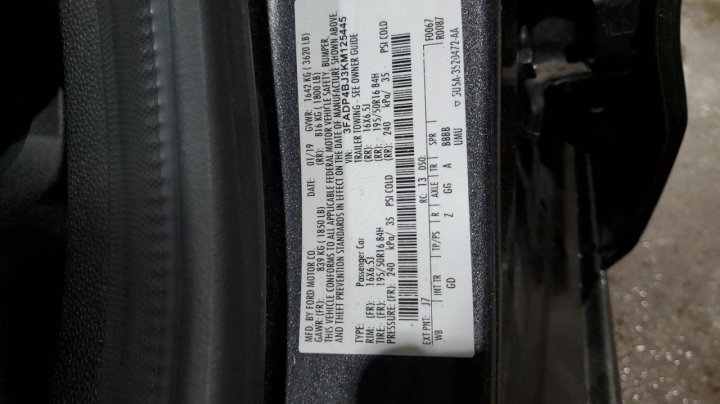 Ford FIESTA SE 2019