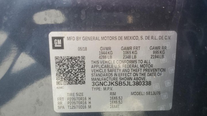 Chevrolet Trax LS 2018