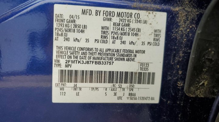 Ford EDGE SEL 2015