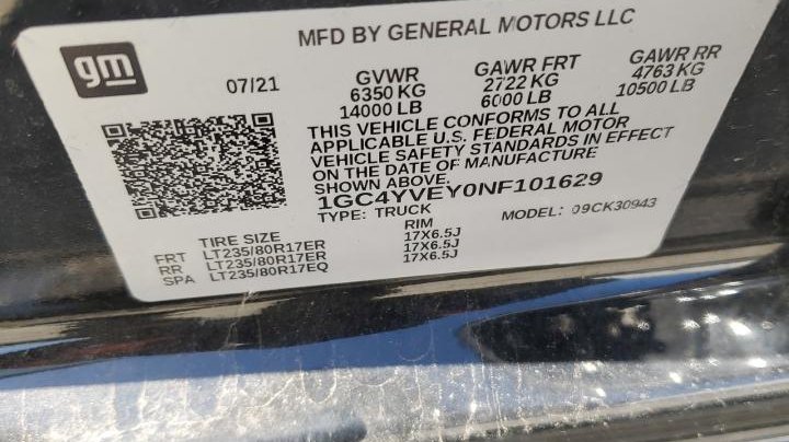 Chevrolet Silverado K3500 HIGH COUNTRY 2022