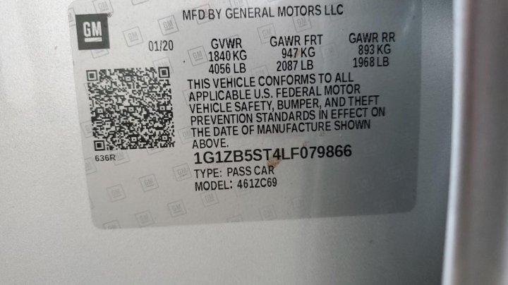 Chevrolet Malibu LS 2020