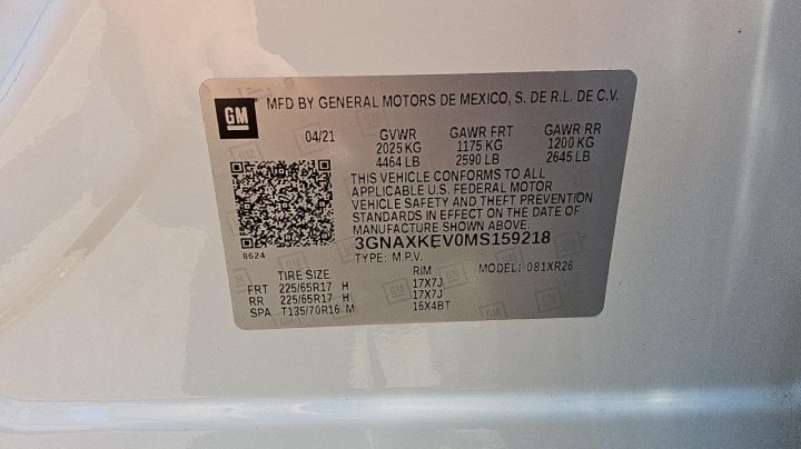 Chevrolet Equinox LT 2021