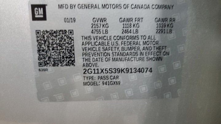Chevrolet Impala LS 2019