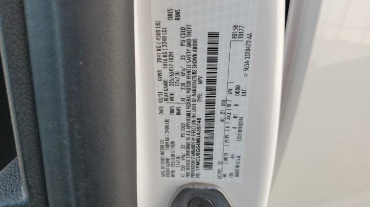 Ford Escape SE 2021