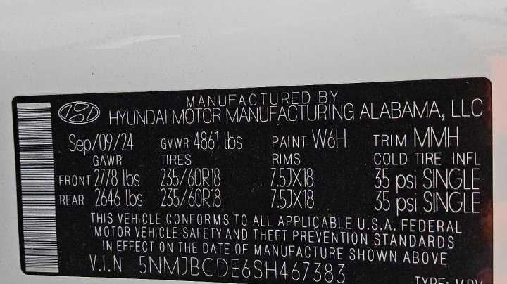 Hyundai Tucson SEL 2025