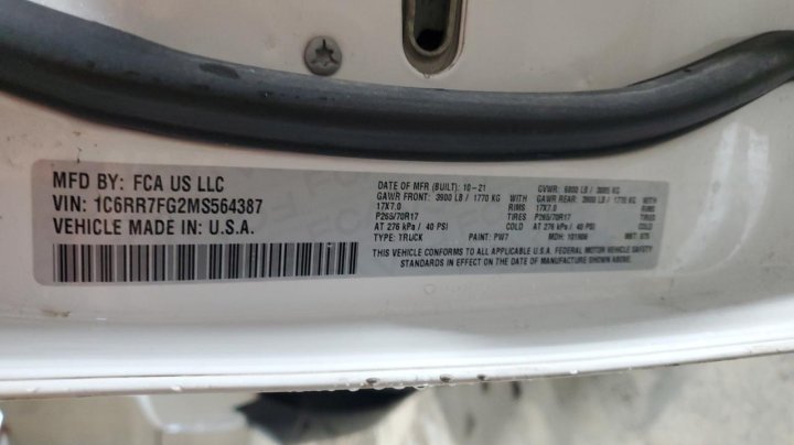 RAM 1500 CLASSIC TRADESMAN 2021