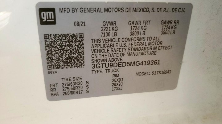 GMC Sierra K1500 SLT 2021