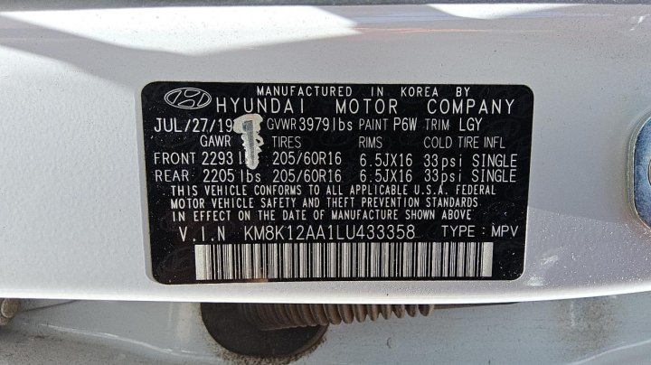 Hyundai Kona SE 2020