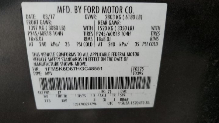 Ford Explorer XLT 2017
