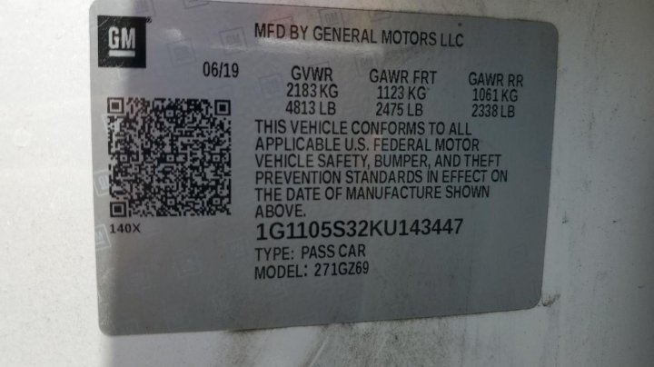 Chevrolet Impala PREMIER 2019