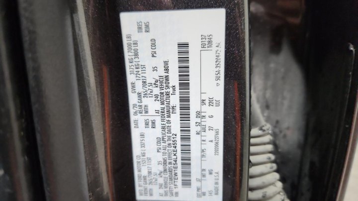 Ford F150 SUPERCREW 2020