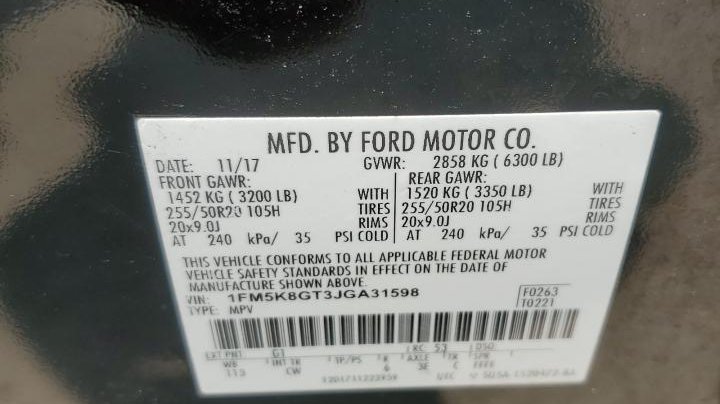 Ford Explorer SPORT 2018