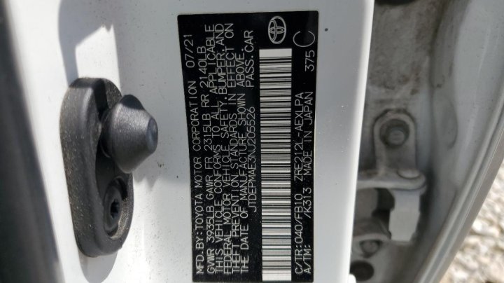 Toyota Corolla LE 2022