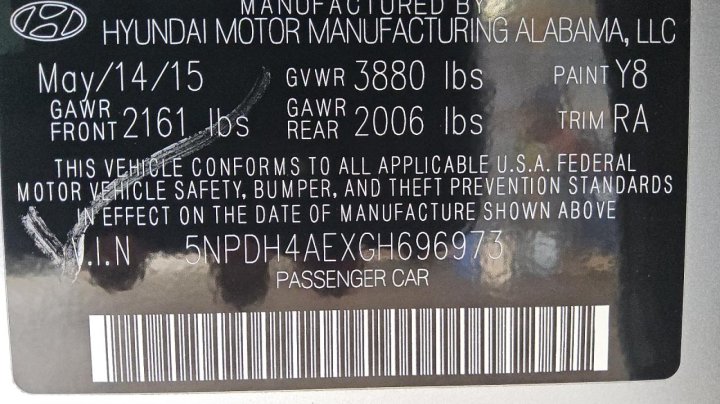 Hyundai Elantra  2016