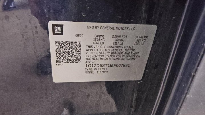 Chevrolet Malibu  2021