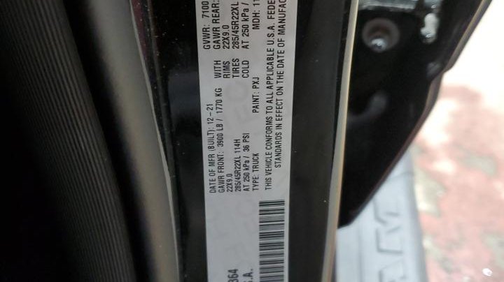 RAM 1500  2022
