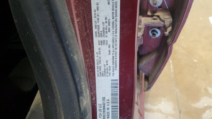 RAM 1500  2022