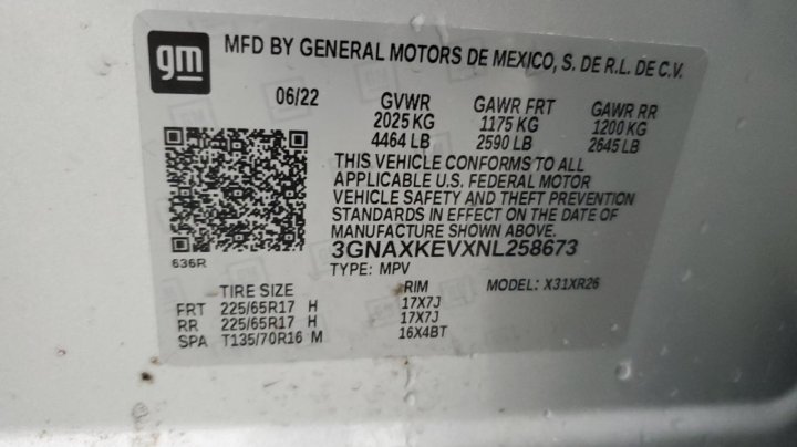 Chevrolet Equinox  2022