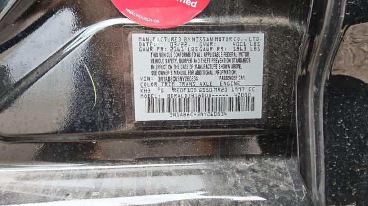 Nissan Sentra  2022